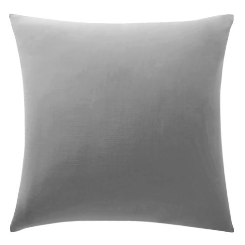 Taie Sac 50x70 Gris En Coton