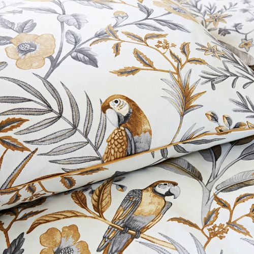 Taie Sac 63x63 Marron En Coton