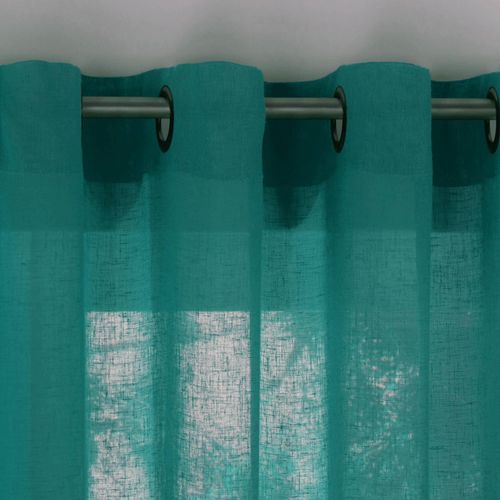 Voilage 150x180 Bleu Canard En Polyester