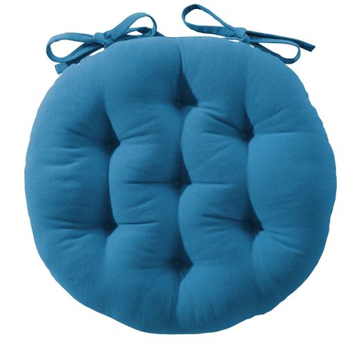 Lot de 2 Galettes Rond Bleu Canard En Coton