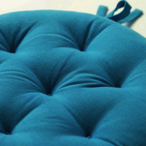 Lot de 2 Galettes Rond Bleu Canard En Coton