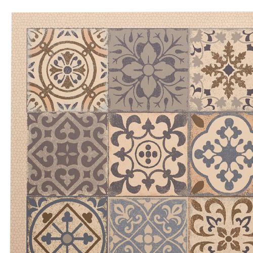 Tapis Vinyle 75x180 Beige En Synthétique