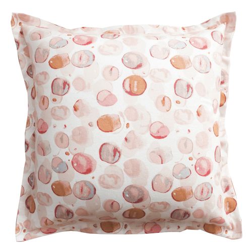 Taie Volant 50x70 Rose En Coton