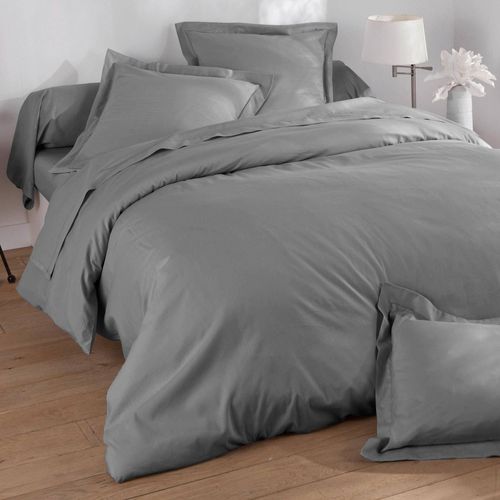 Housse De Couette 140x200 Gris Minéral En Coton