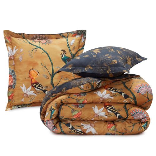 Housse De Couette 140x200 Multicolore En Coton