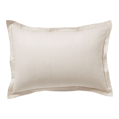 Taie Volant 63x63 Beige En Coton