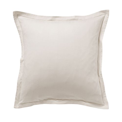 Taie Volant 63x63 Beige En Coton