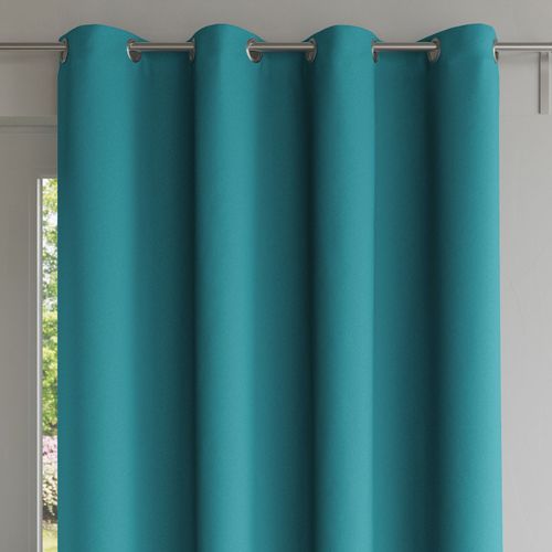 Rideau 135x240 Bleu Orage En Polyester