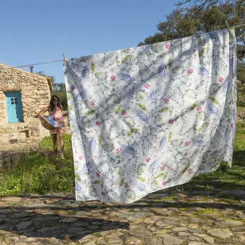 Nappe 180x240 Vert En Coton