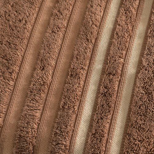 Serviette De Toilette 50x100 Beige Chataigne En Acrylique