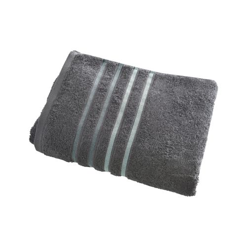 Serviette De Toilette 50x100 Gris Foncé En Acrylique