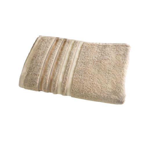 Serviette De Toilette 50x100 Marron Glacé En Acrylique
