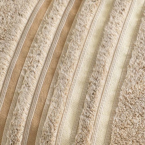 Serviette De Toilette 50x100 Marron Glacé En Acrylique