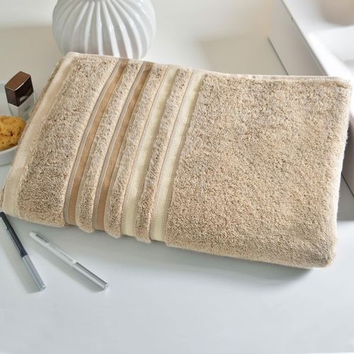 Gant De Toilette 15x21 Marron Glacé En Acrylique