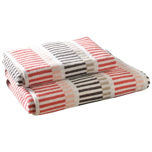 Drap De Bain 100x150 Rose En Coton 500 G/m²
