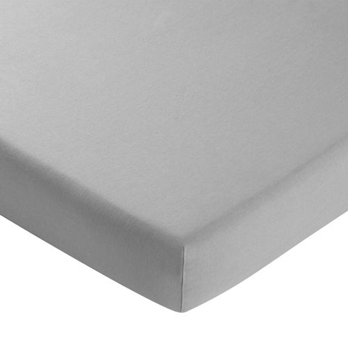 Drap-housse 140x200x28 Gris En Lin