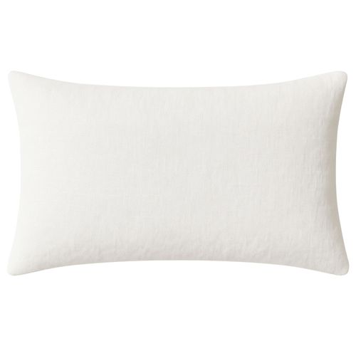 Taie Sac 63x63 Blanc En Lin