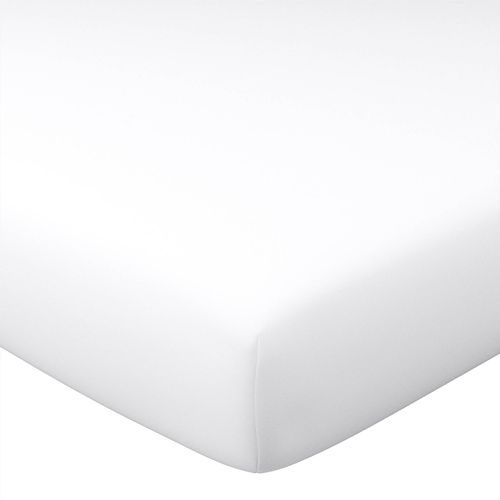 Drap-housse 90x200x28 Blanc En Coton