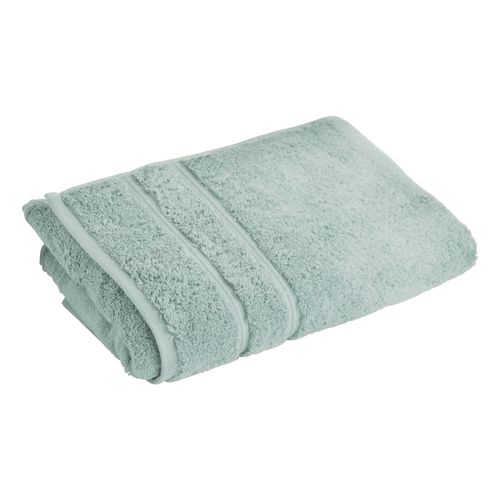 Serviette De Toilette 50x100 Bleu Opaline En Coton