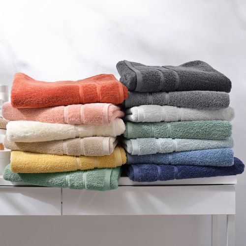 Lot De 2 Gant De Toilette 15x21 Gris Silex En Coton