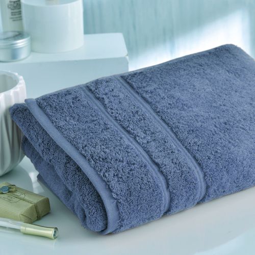 Lot De 2 Gant De Toilette 15x21 Violet Indigo En Coton