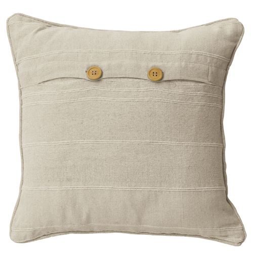 Housse De Coussin 65x65 Blanc Ivoire En Coton