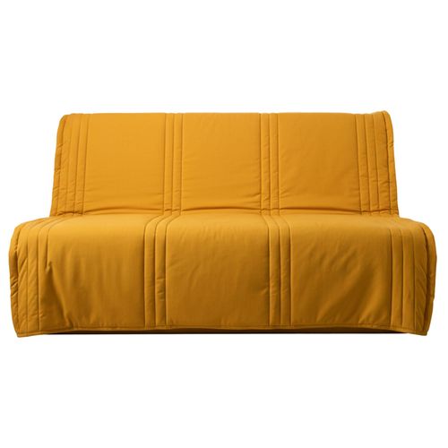 Housse BZ 2 Places Jaune Curry En Coton
