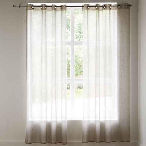 Voilage 150x180 Beige En Polyester