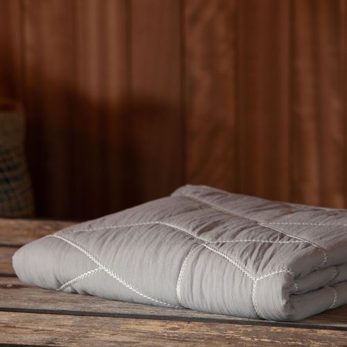 Plaid 150x200 Gris En Polyester