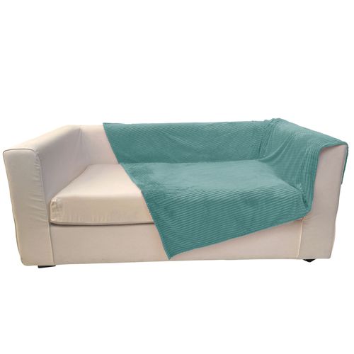 Plaid 150x150 Vert En Polyester