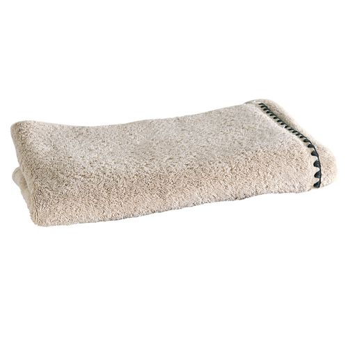 Serviette De Toilette 50x100 Beige En Coton