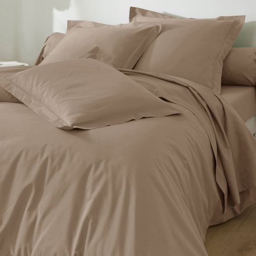 Drap-housse 140x200x28 Beige En Coton