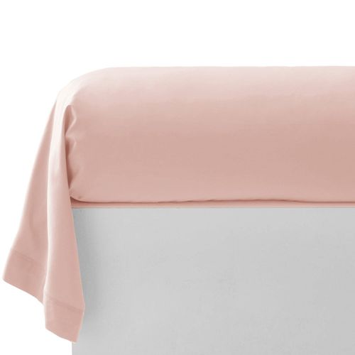Taie Traversin 43x185 Rose Thé En Coton