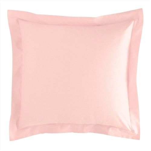 Taie Volant 50x70 Rose Thé En Coton