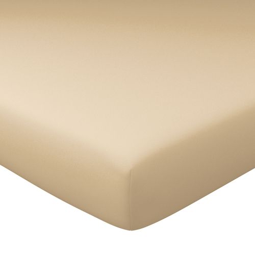 Drap-housse Grand Bonnet 160x200x32 Beige En Coton