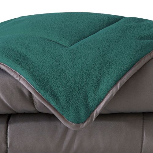 Couette Très Chaude 260x240 Gris Moyen En Polyester