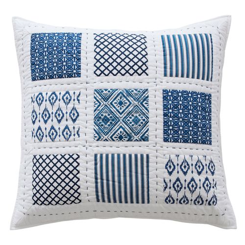 Housse D'oreiller 63x63 Bleu En Coton 250 G/m²