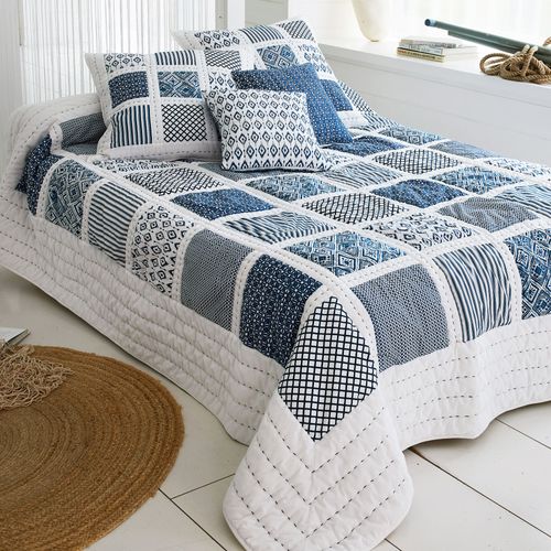 Housse D'oreiller 63x63 Bleu En Coton 250 G/m²