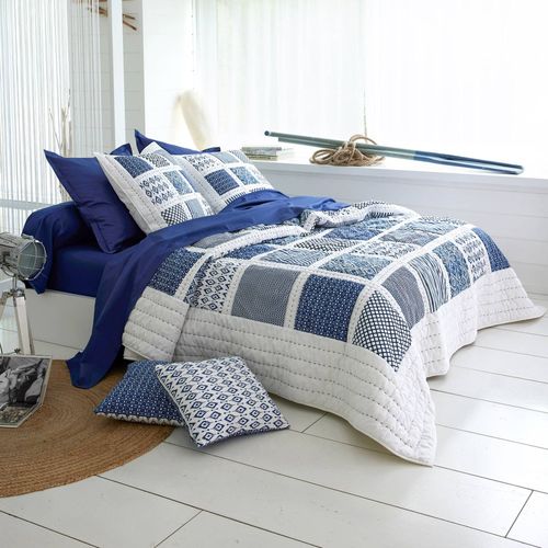 Housse D'oreiller 63x63 Bleu En Coton 250 G/m²