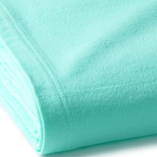 Couverture Tempérée 120x150 Vert Menthe En Coton