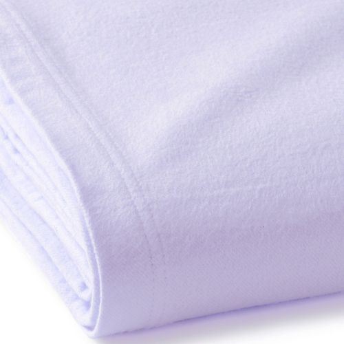 Couverture Tempérée 120x150 Violet Lilas En Coton