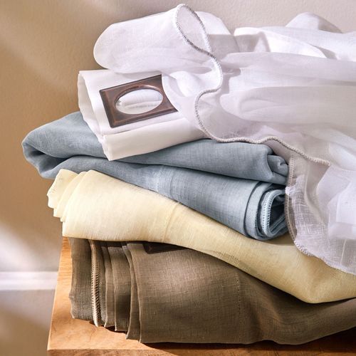 Voilage 145x180 Gris Perle En Polyester