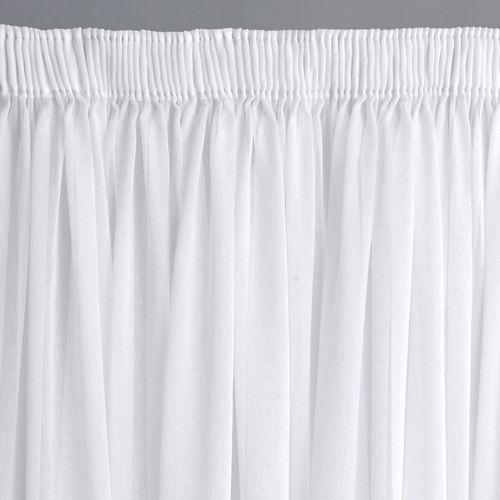 Voilage 295x240 Blanc En Polyester