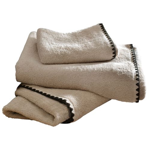 Drap De Bain 70x130 Beige En Coton