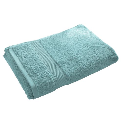 Drap De Bain 100x150 Bleu Aqua En Coton