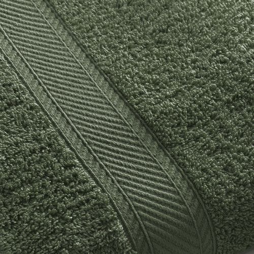 Lot De 2 Gant De Toilette 15x20 Vert Olive En Coton