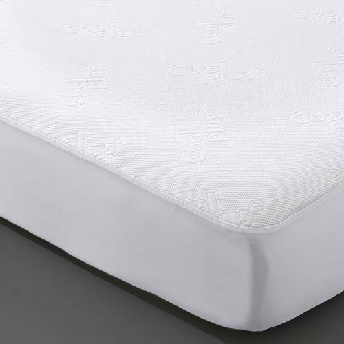 Protège Matelas 160x200 Blanc En Polyester