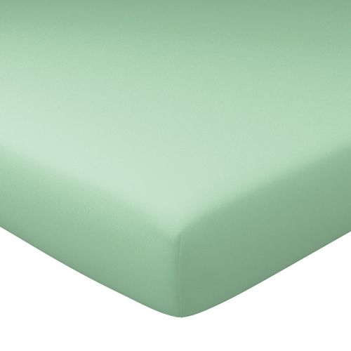 Drap-housse Grand Bonnet 180x200x32 Vert Jade En Coton
