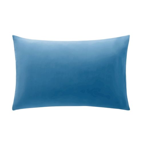 Taie Sac 50x70 Bleu Océan En Coton