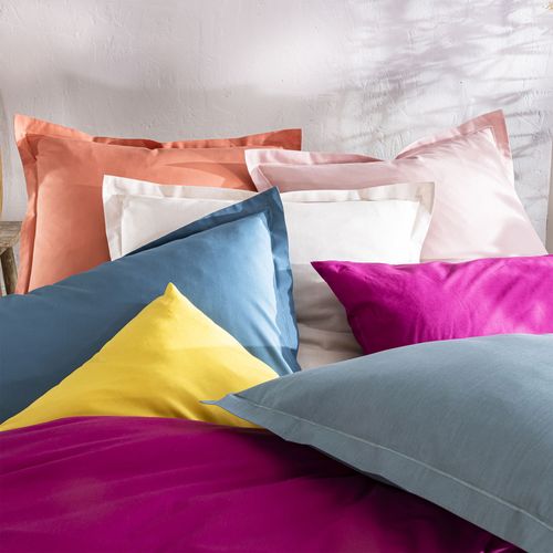 Housse De Couette 240x220 Bleu Océan En Coton